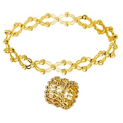 Puran magical sterling silver adjustable ring bangle for ladies