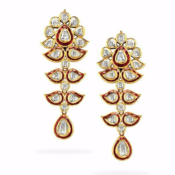 Antique Gold Mughal Earring