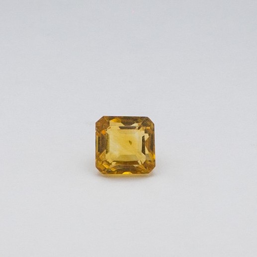 3.75ct asscher orange topaz