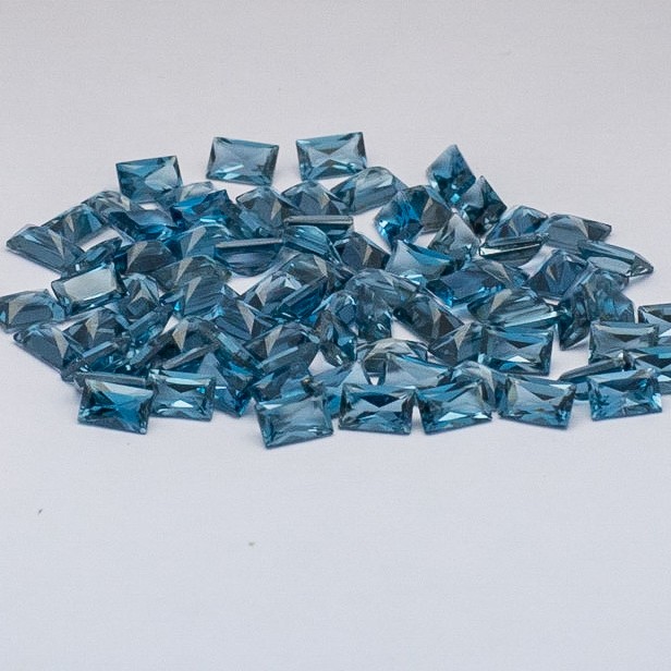 31.570ct baguette blue topaz