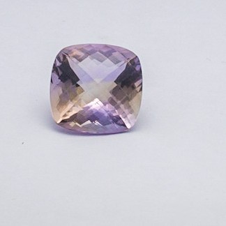 18.56ct cushion purple ametrine