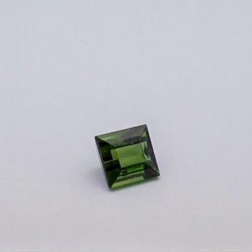 3.155ct square green tourmaline