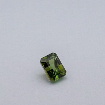 3.830ct square green tourmaline