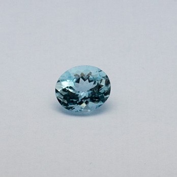 3.990ct oval sky-blue aquamarine