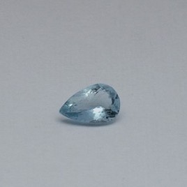 3.13ct pear sky-blue aquamarine