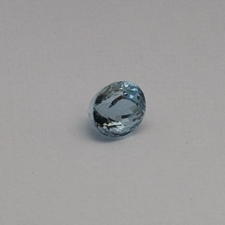 5.855ct oval sky-blue aquamarine