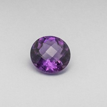 11.020ct round purple amethyst