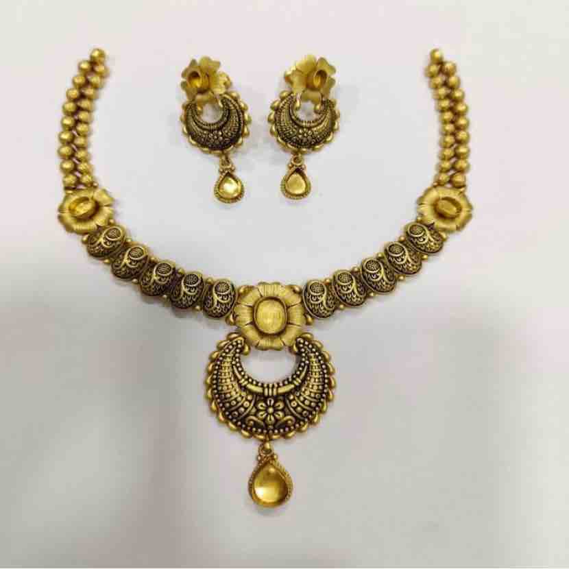 22k gold necklace set