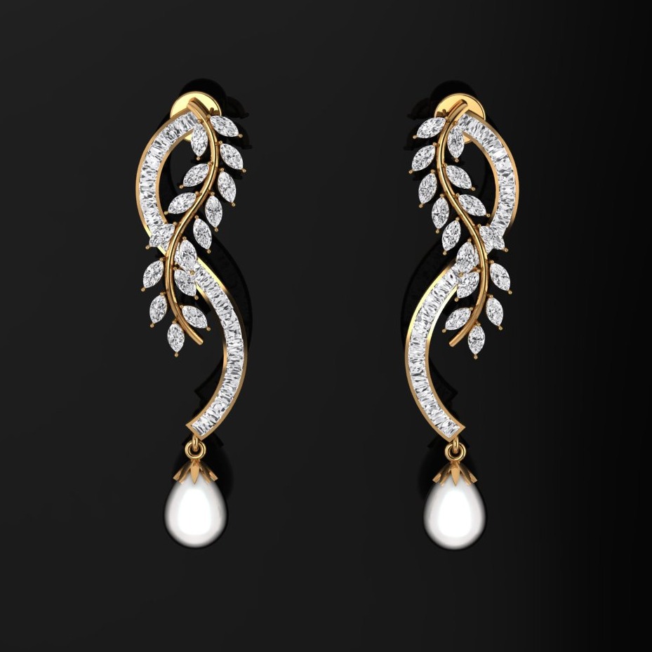 Autumn leaf earrings ajer02