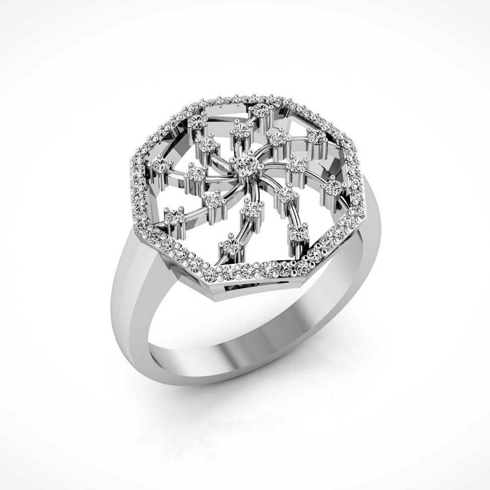The Telarana Diamond Ring