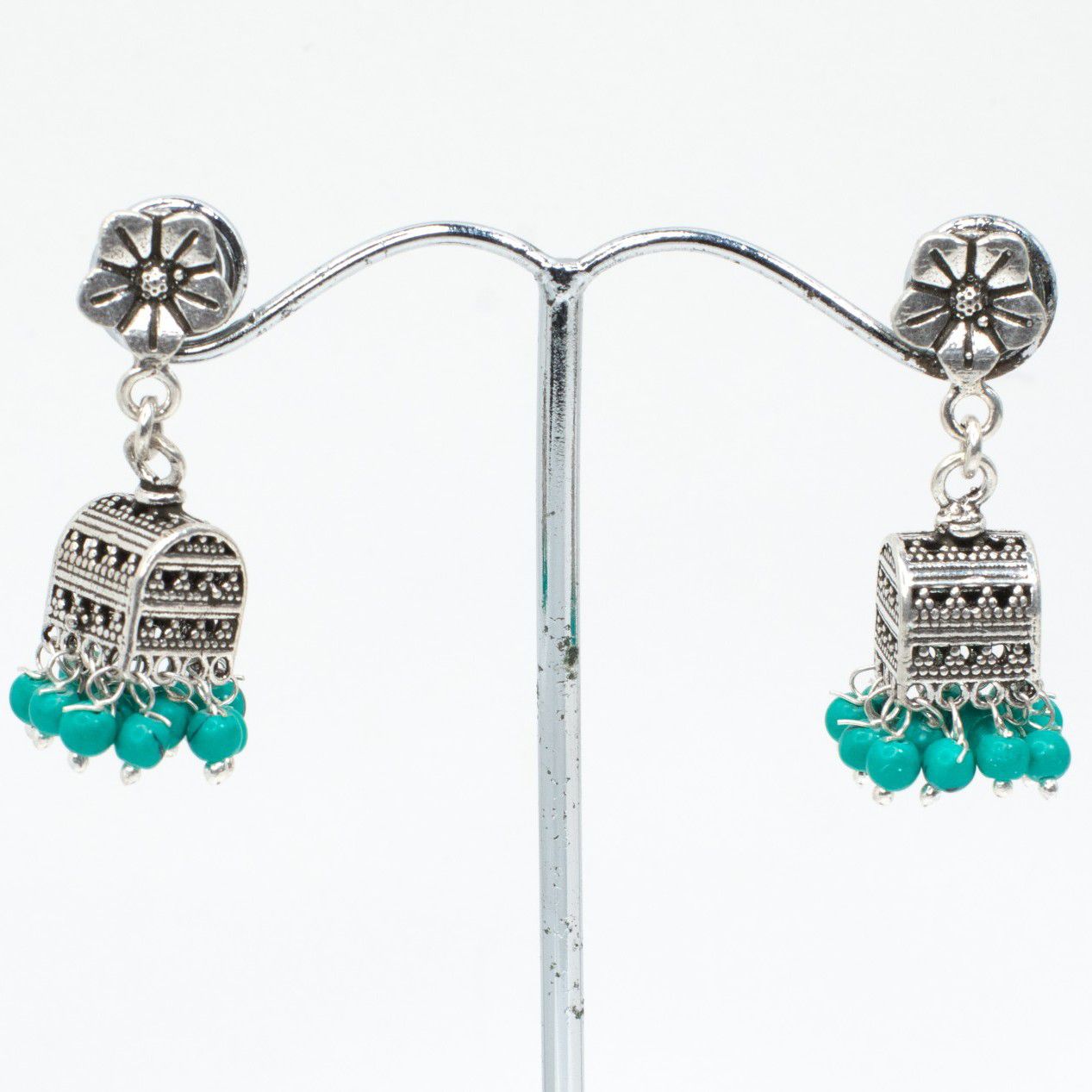 silver Jumki Earring