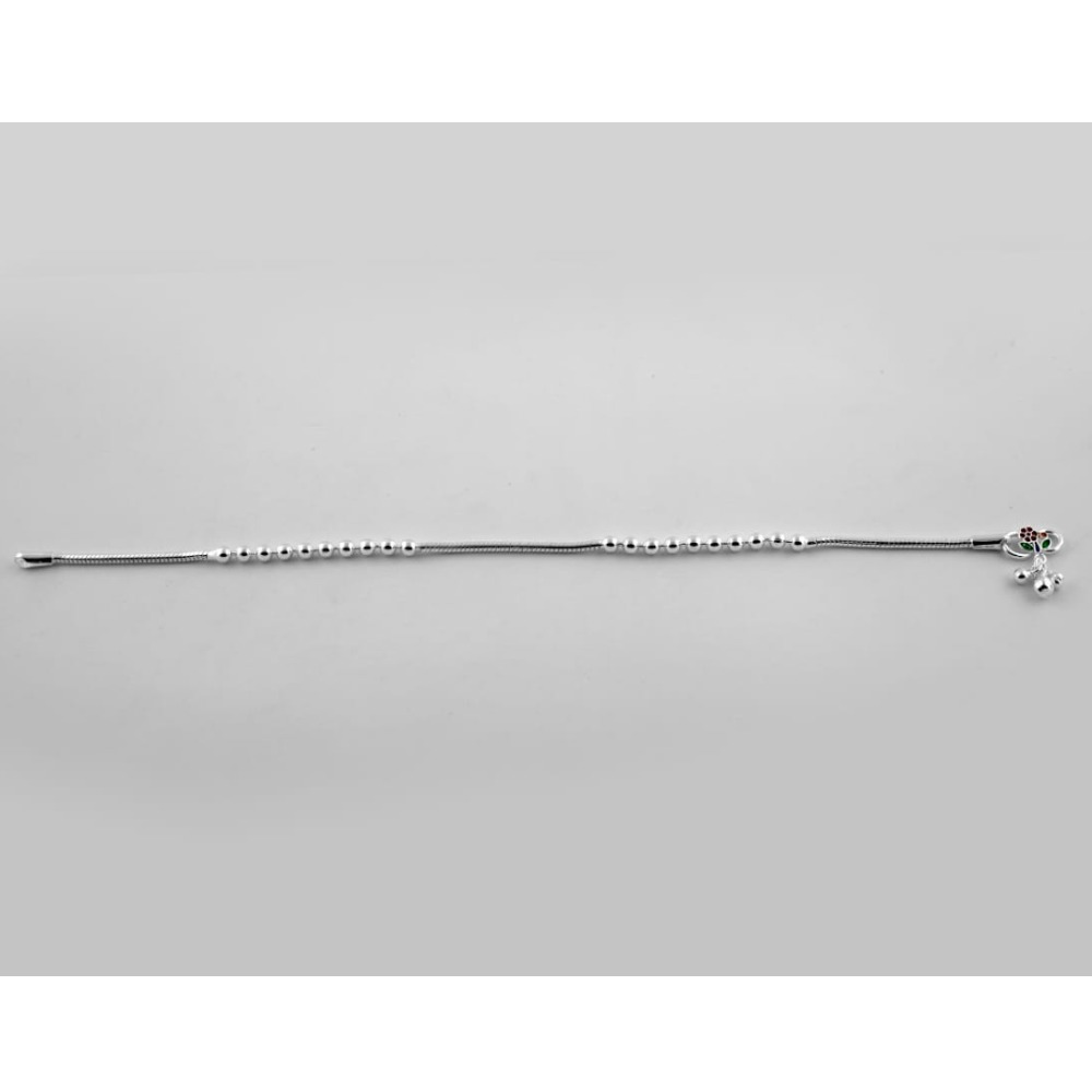925 Sterling Silver Plain Payal JP-P06