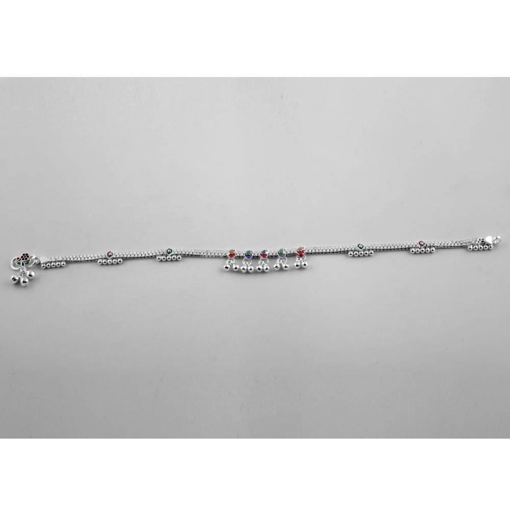 925 Silver Designer Ghughari Payal JP-P05