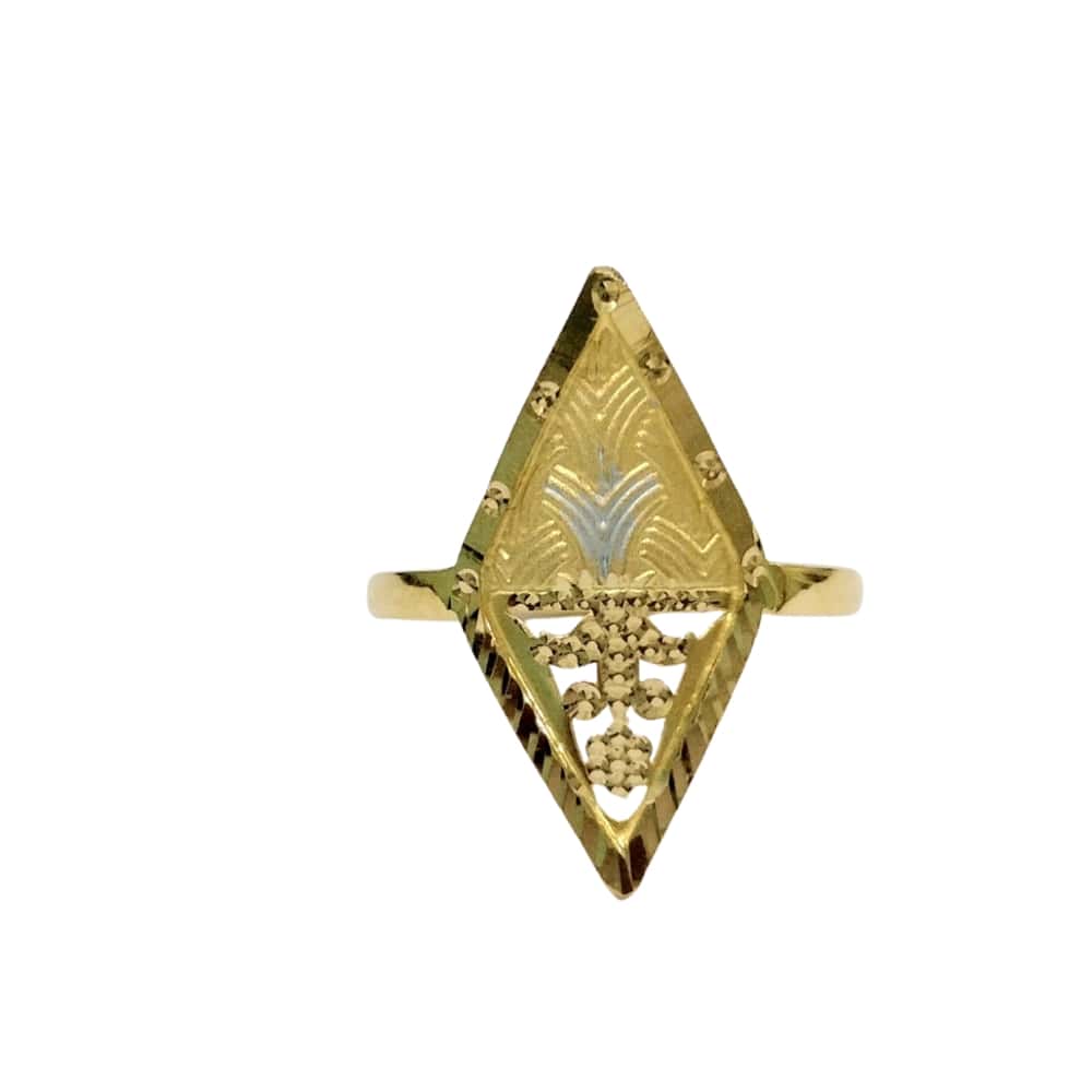 22k Gold Work Wear Women Ring LR3138