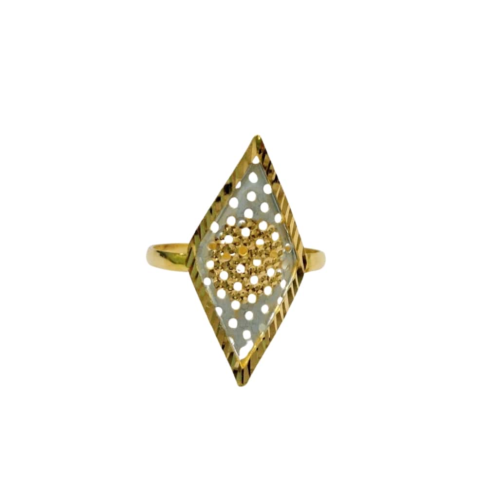 22k Gold light weight Women Ring LR3111