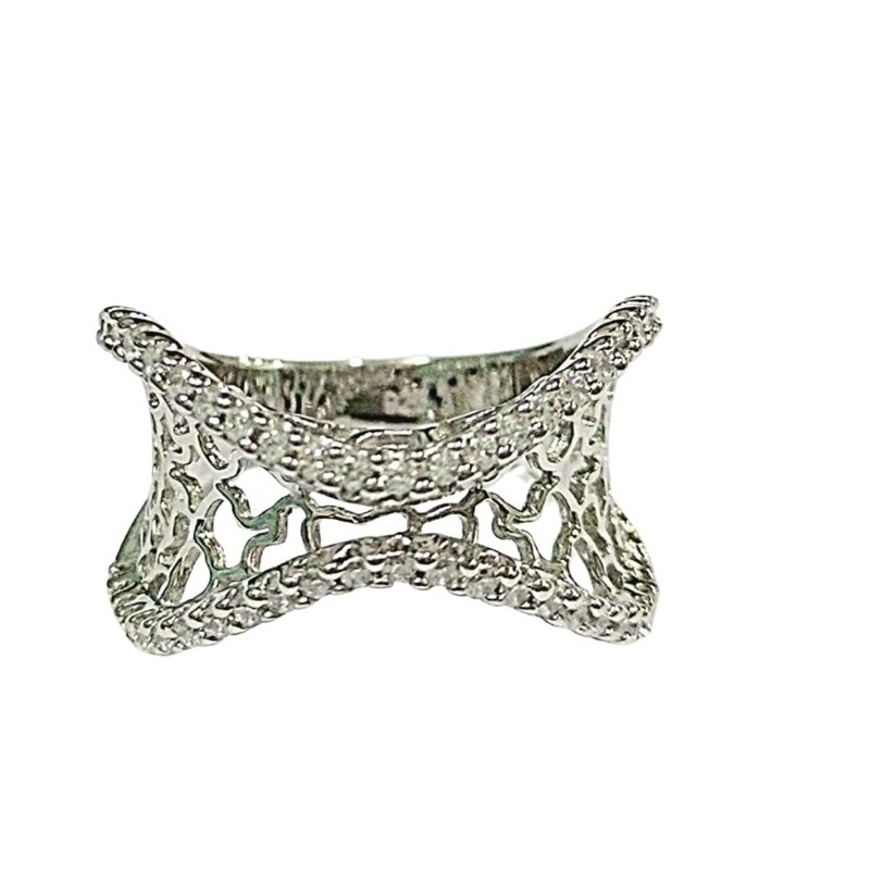 Silver cocktail ladies rings slr407
