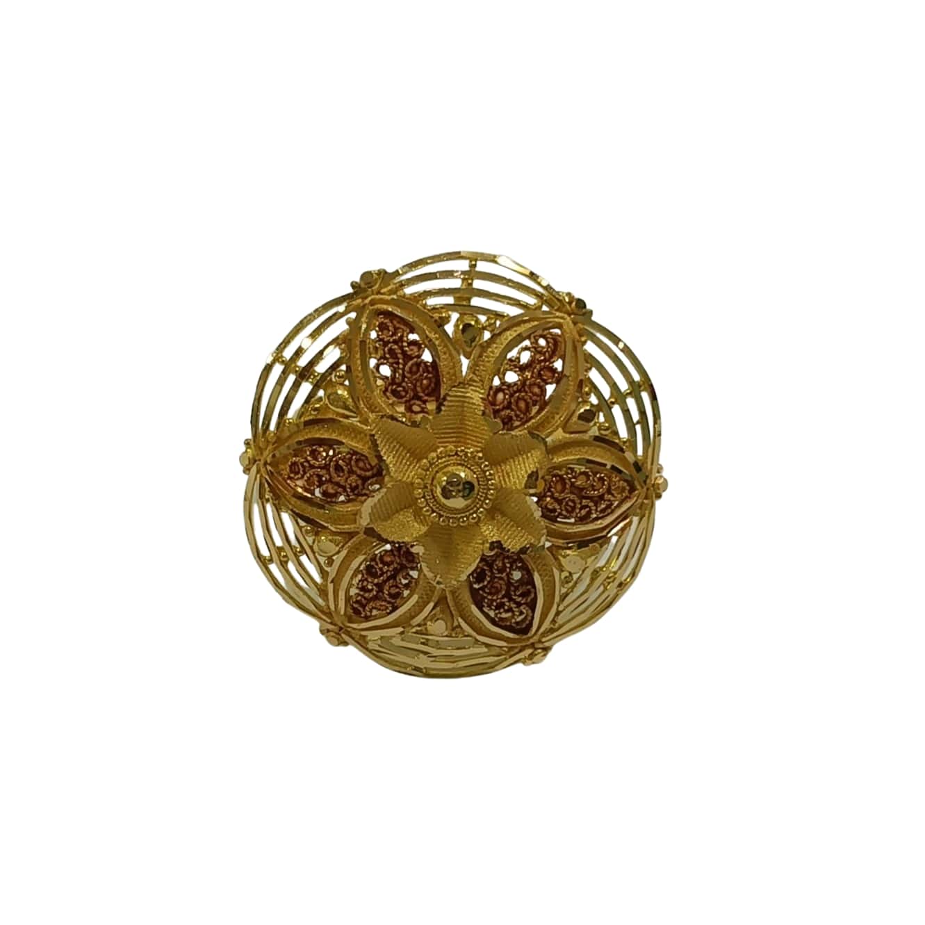 22K Gold Cocktail Ladies Ring LR6764