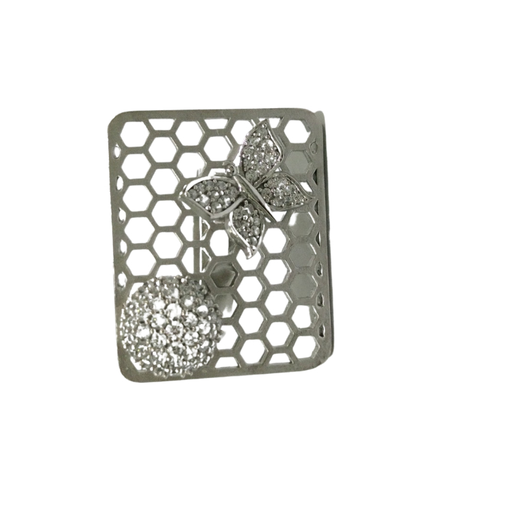925 Silver Sparkling Rings SLR427