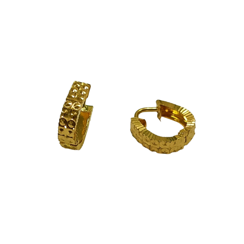 22k yellow gold modern ethnic bali w8121