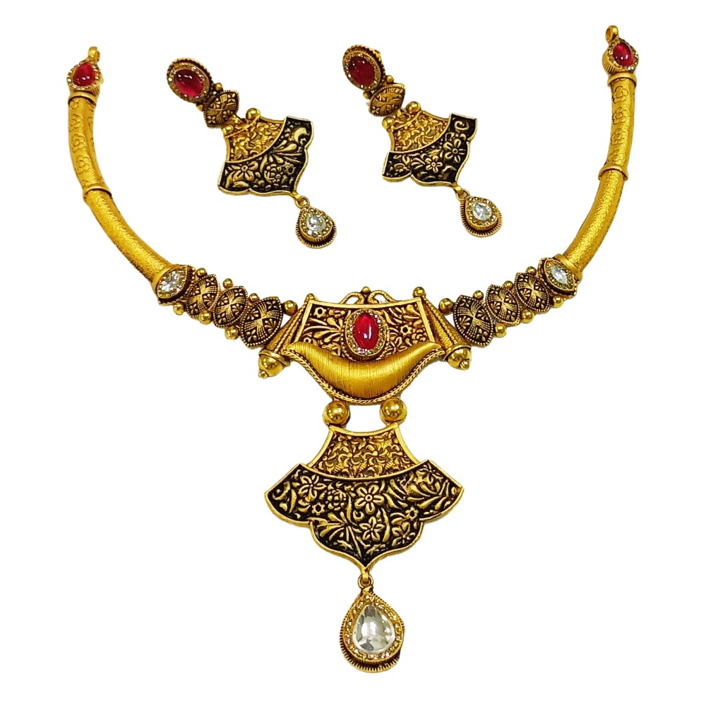 22k Gold Antique necklace set