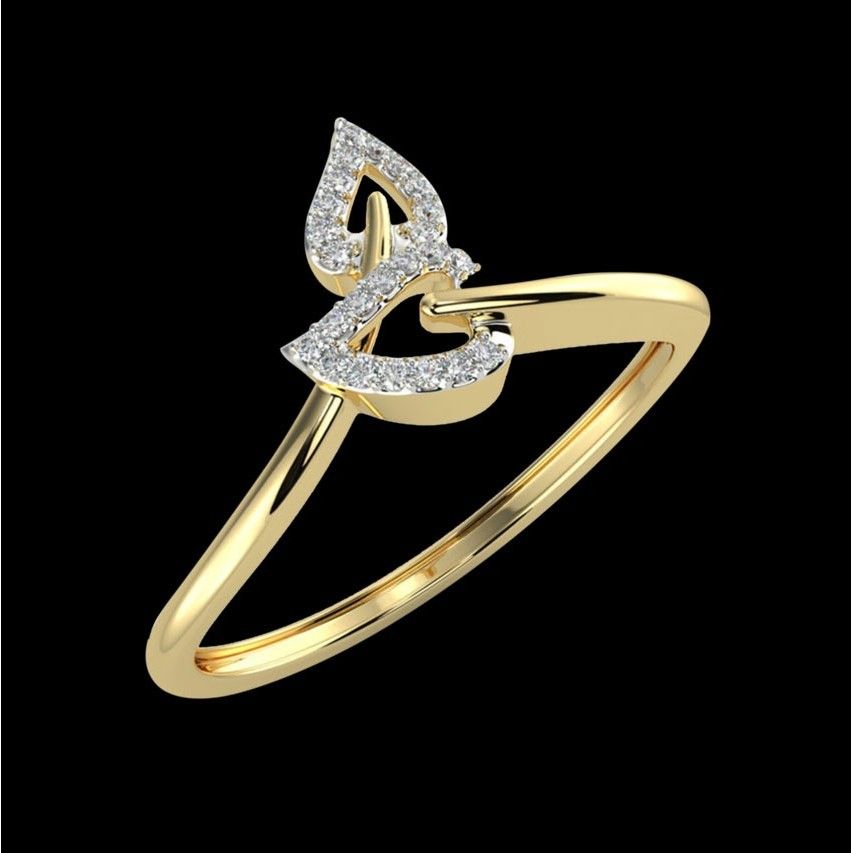 916 Gold Heart Shape Ring
