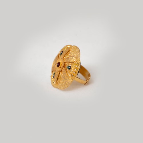 22kt gold plain designer rings