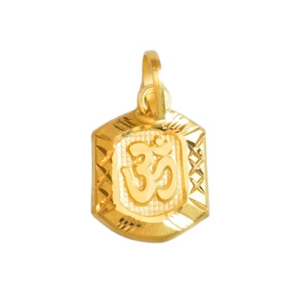 22 K GOLD OM PENDENT FOR KIDS