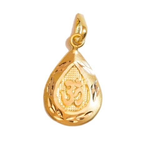 22 K GOLD OM PENDENT