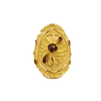 22 k light weight yellow gold ladies ring rj-lrg-015