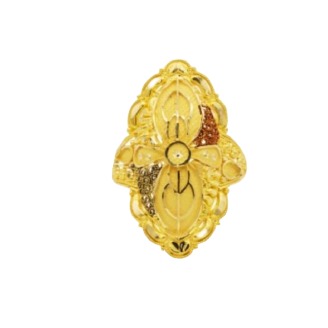 22 K LIGHT WEIGHT  YELLOW GOLD LADIES RING RJ-LRG-014