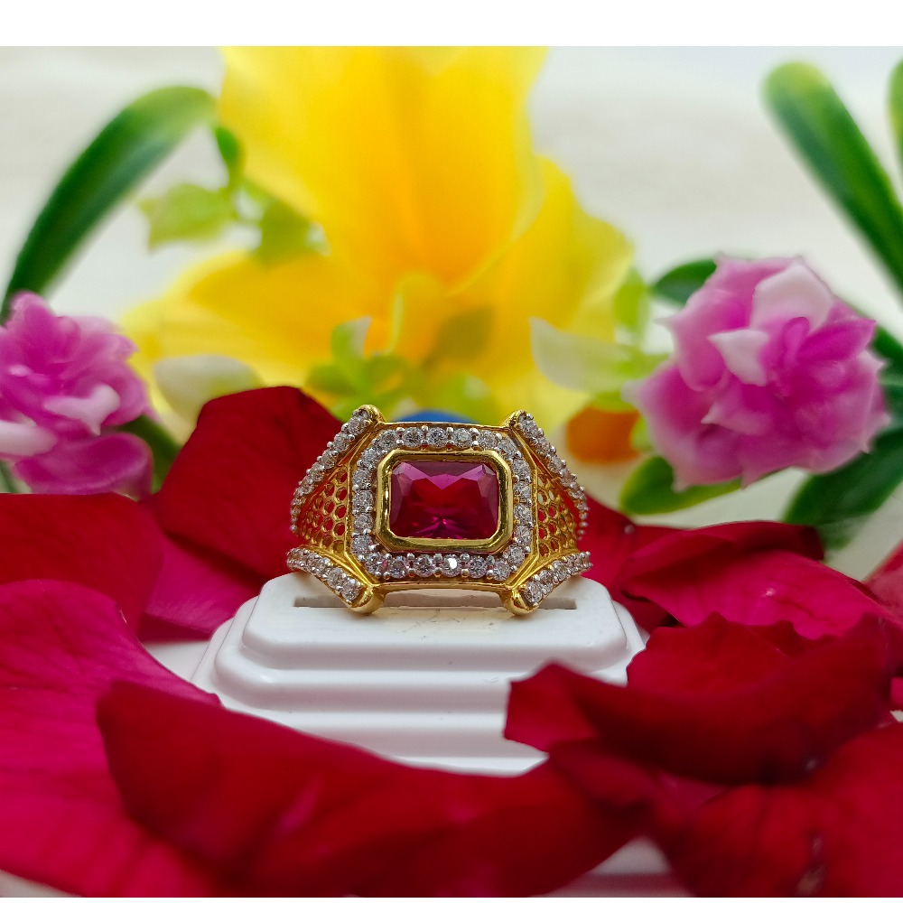 916 GOLD GENTS RING