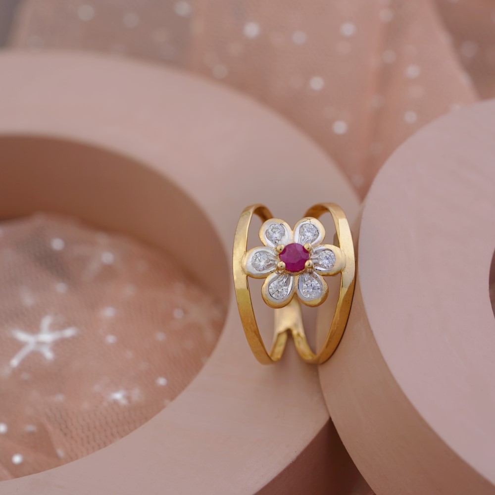 18k gold daily wear  ring