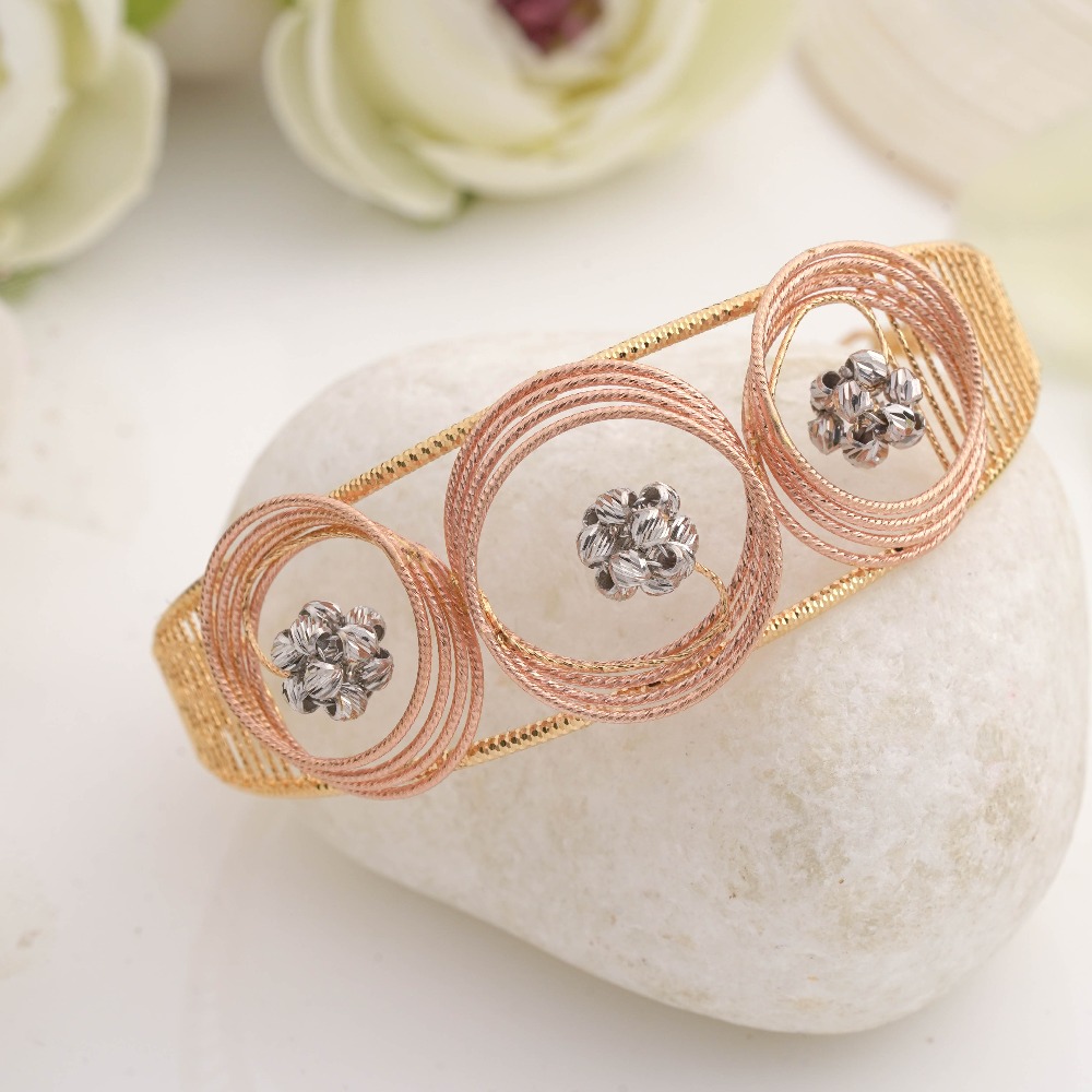 22kt italian flower bracelet
