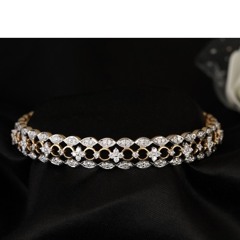 18KT Diomand bangle
