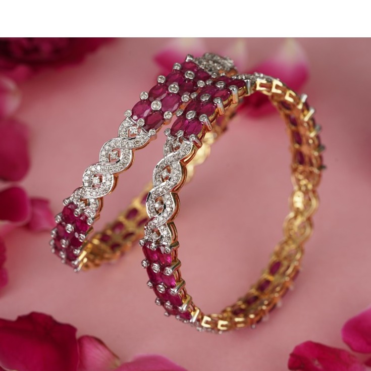 18KT florence pink bengal