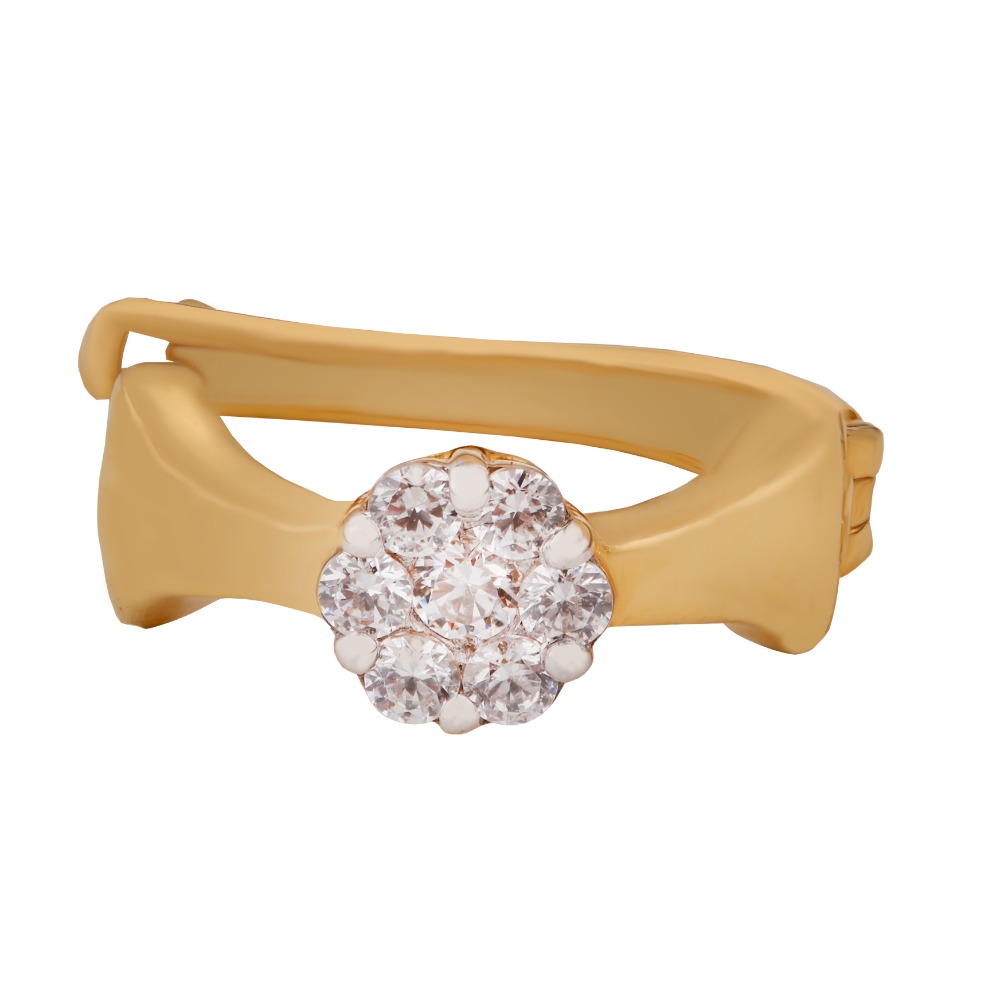 Sparkling gold ring jewellery