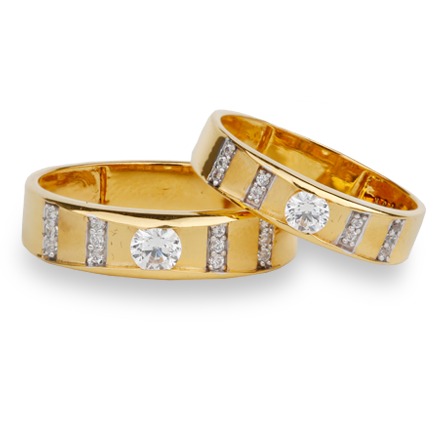 Attractive & unique couple ring