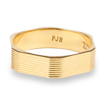 22k stylish gold ring for men