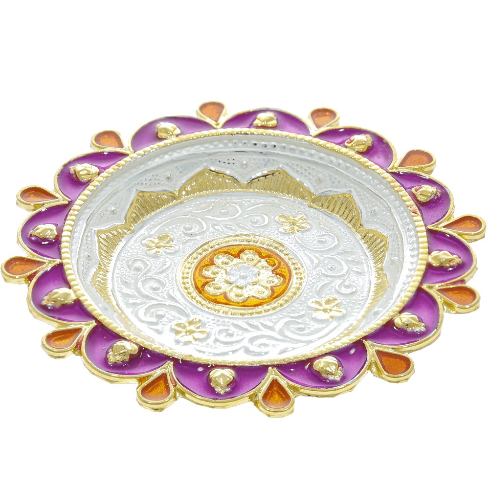 Designer Silver Plate Design