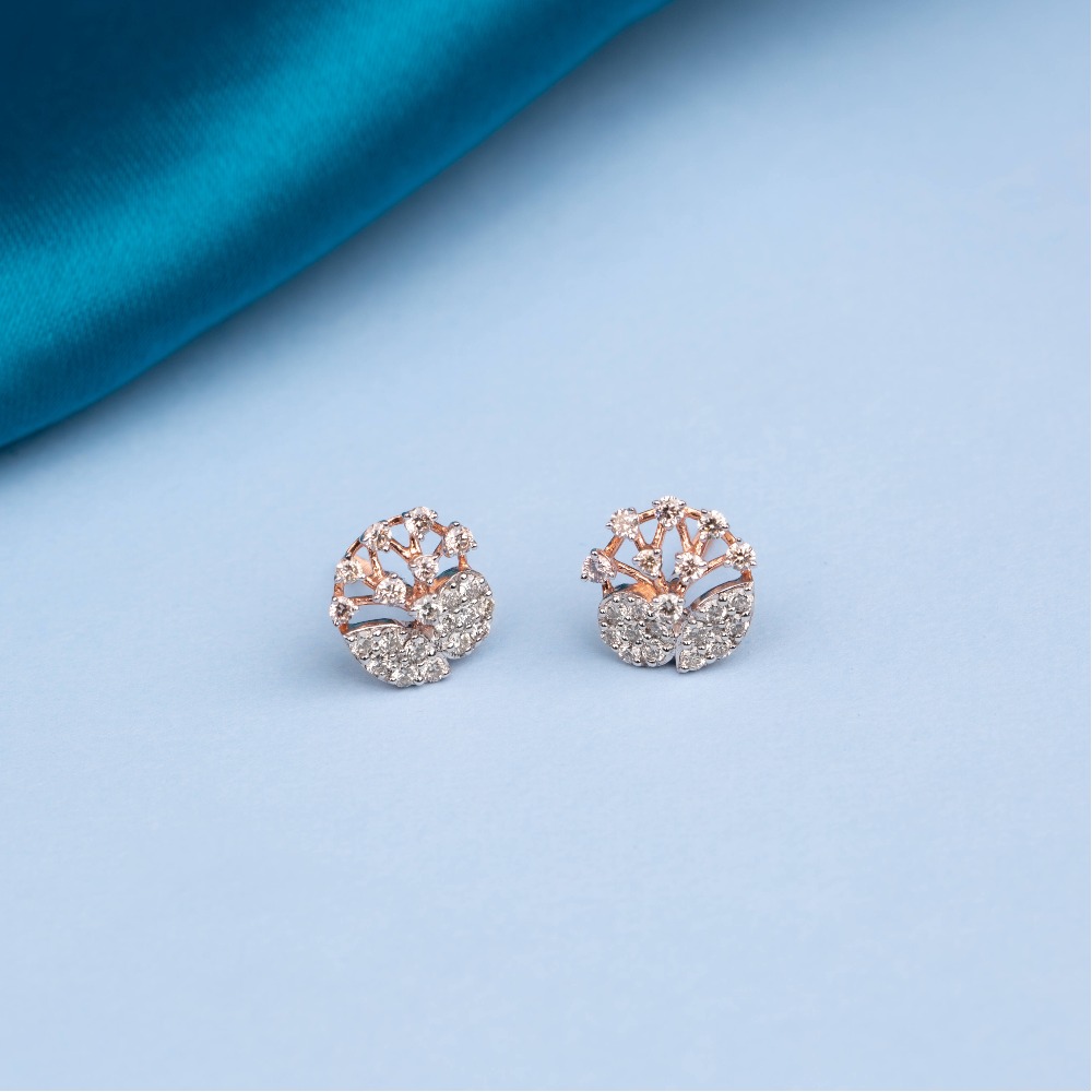 18kt gorgeous diamond studs
