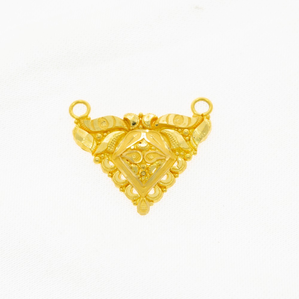22kt Gold Kalkatti Mangalsutra Pendant
