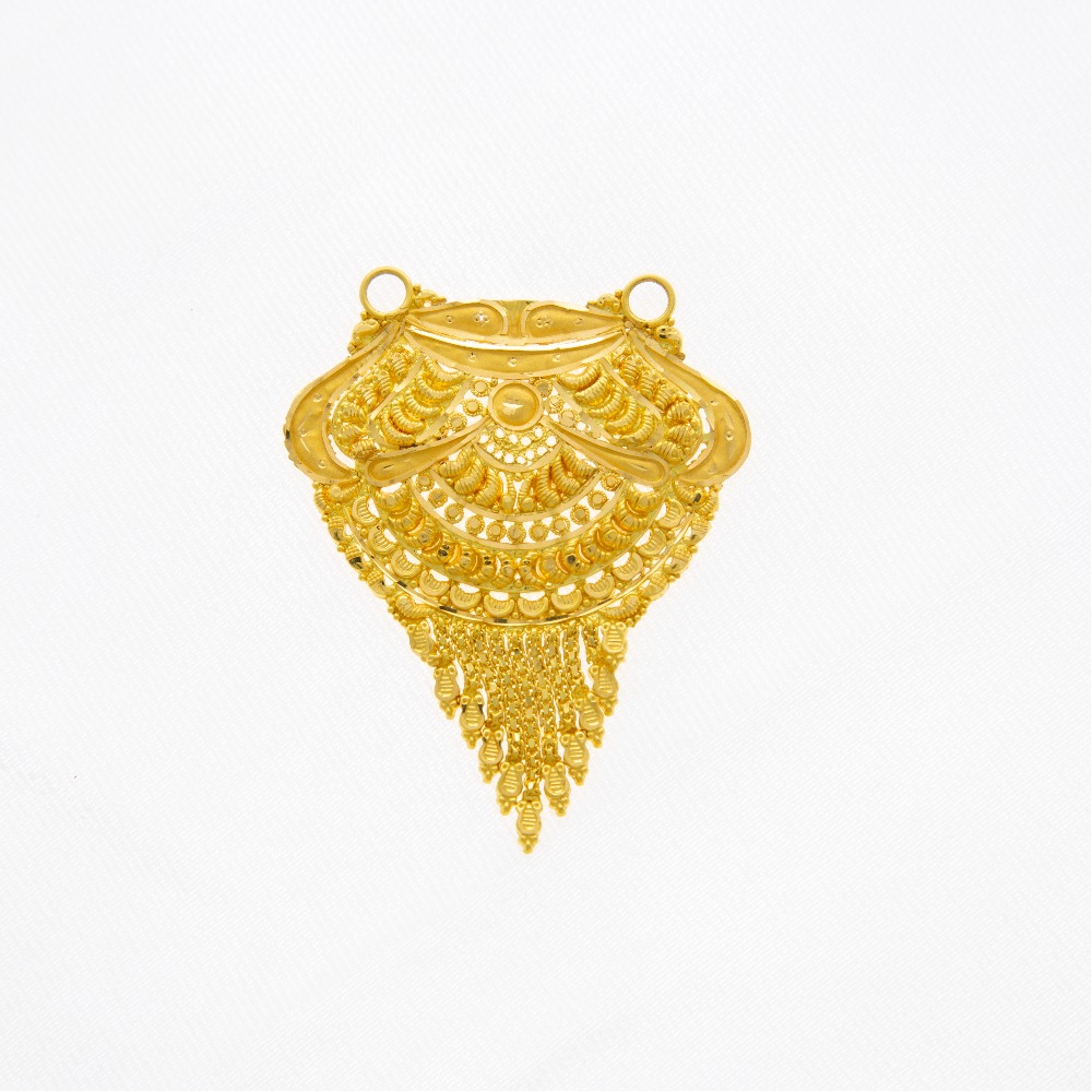 Beautiful 22kt Gold Kalkatti Mangalsutra Pendant