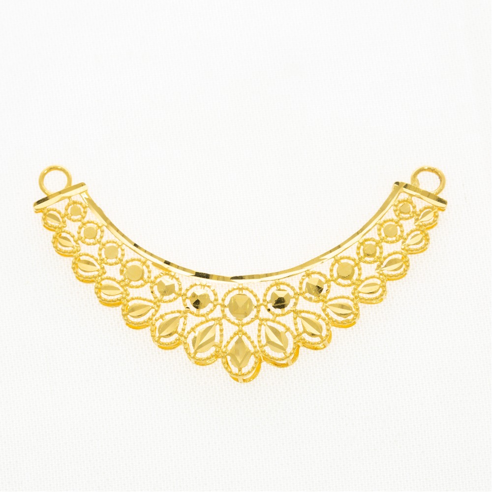 22kt gold kalkati winsome mangalsutra pendant