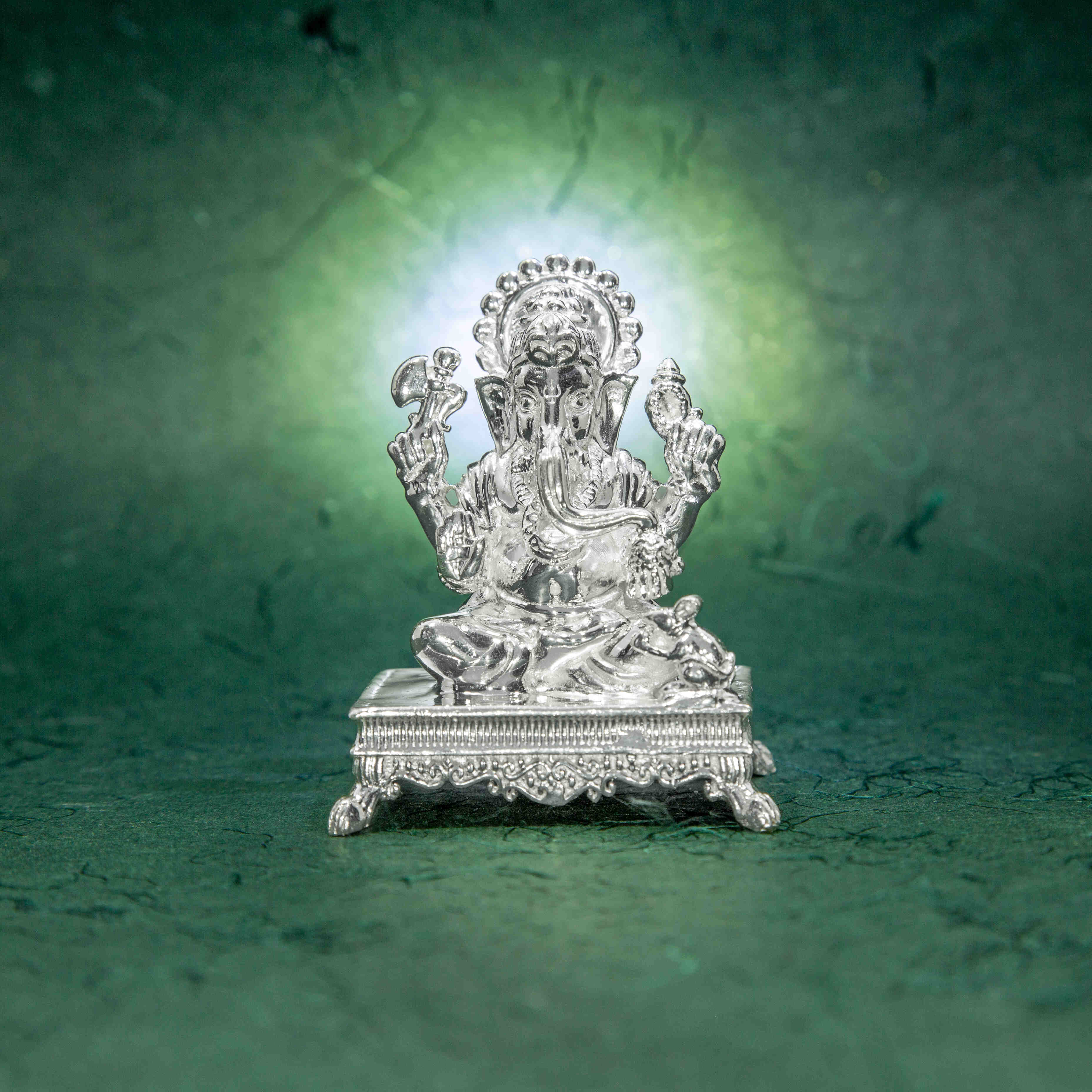 Silver Ganpati Murti