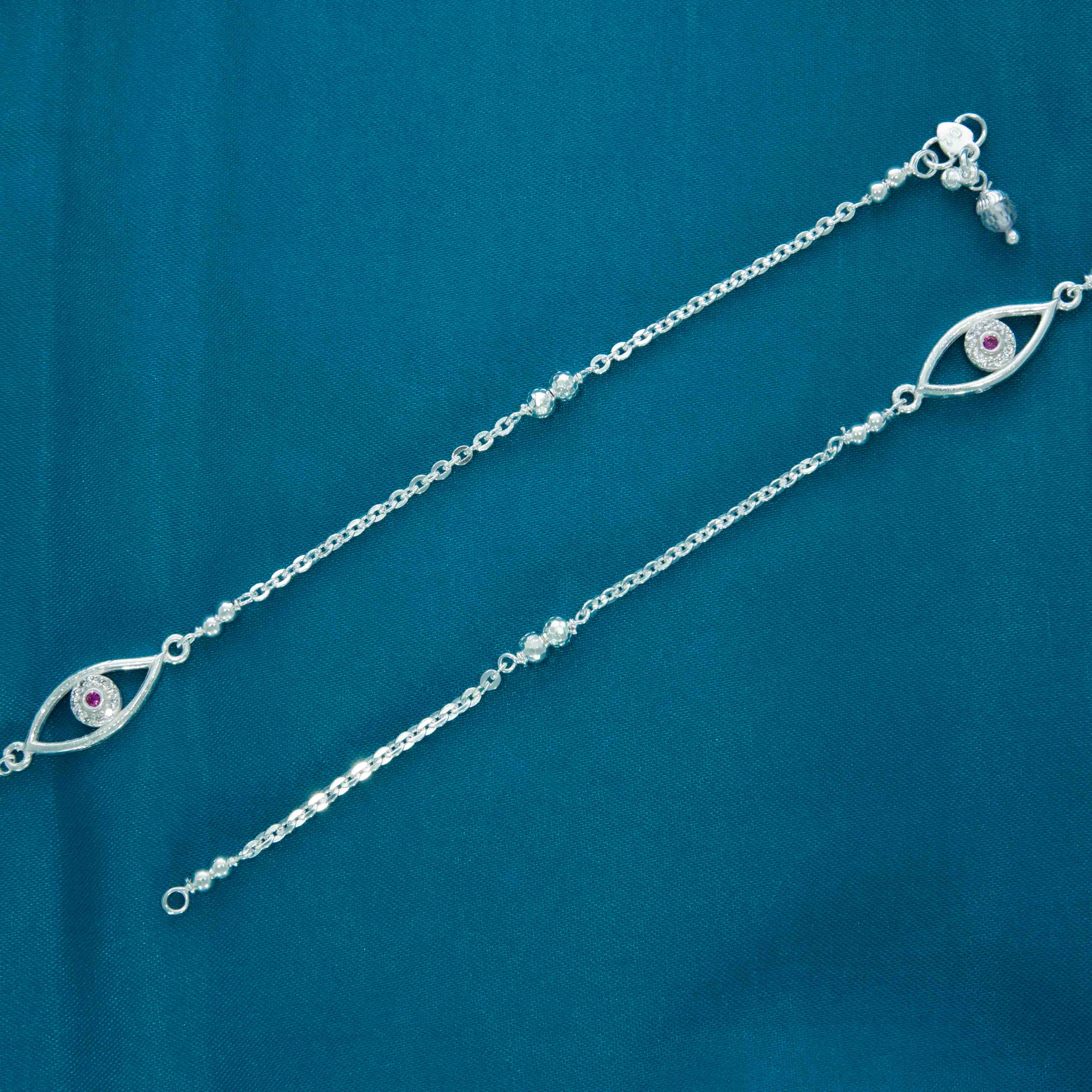 Unique Silver Anklet For Women