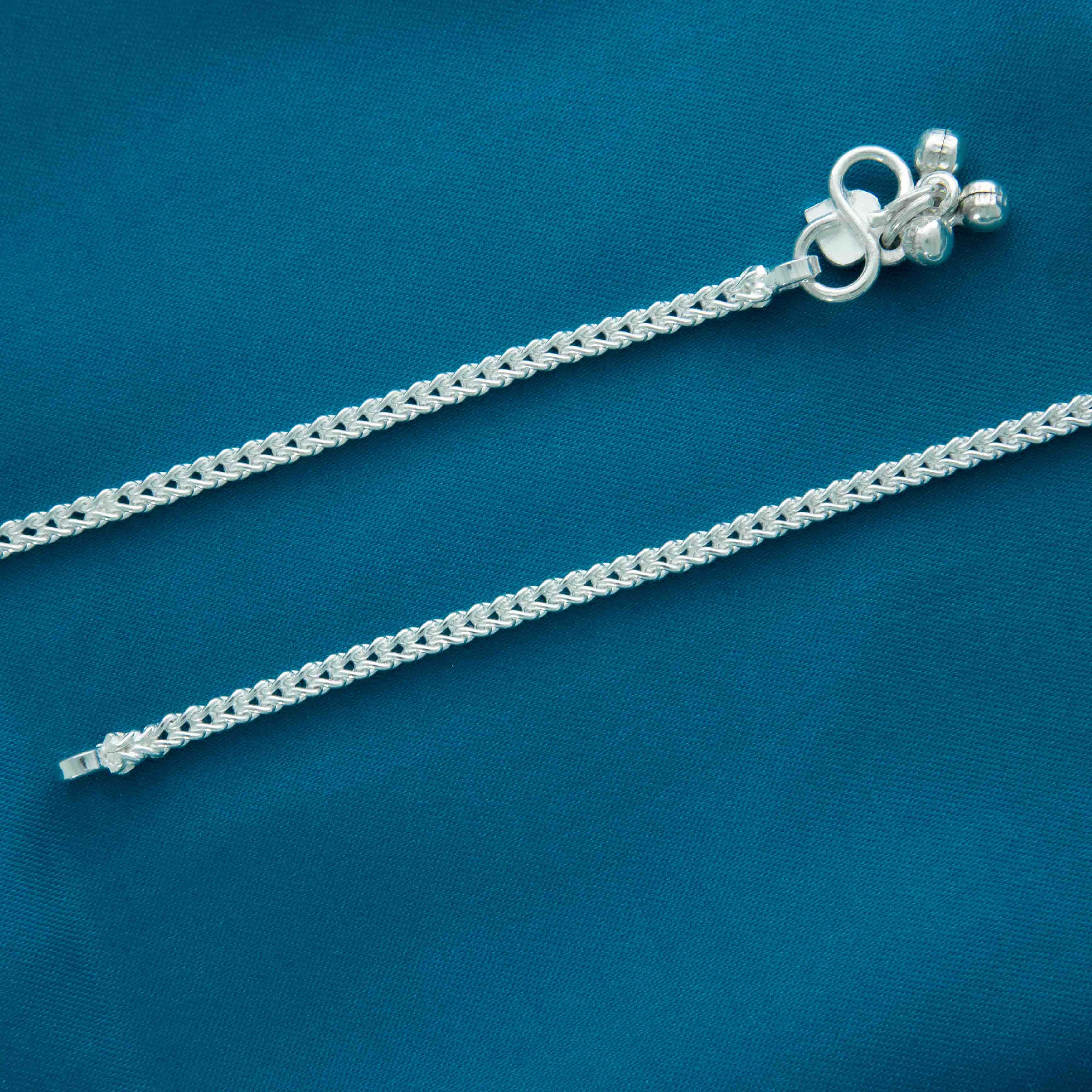 Elegant Silver Anklets
