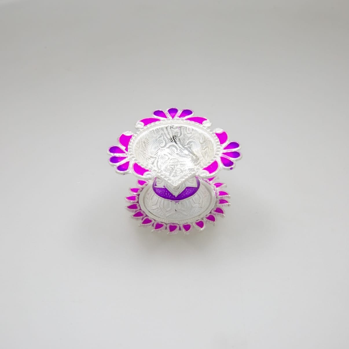 Silver Deepam Design