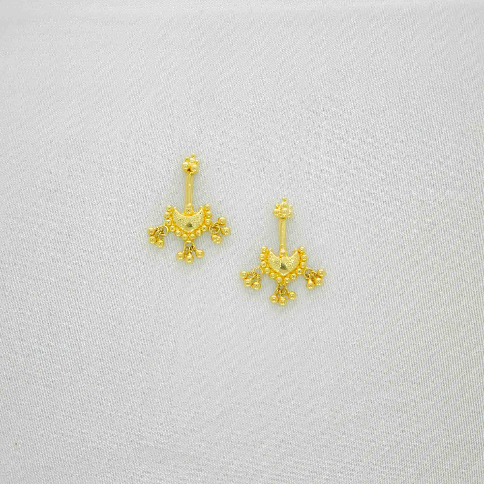 Traditional Gold Bugadi Earrings In 18kt