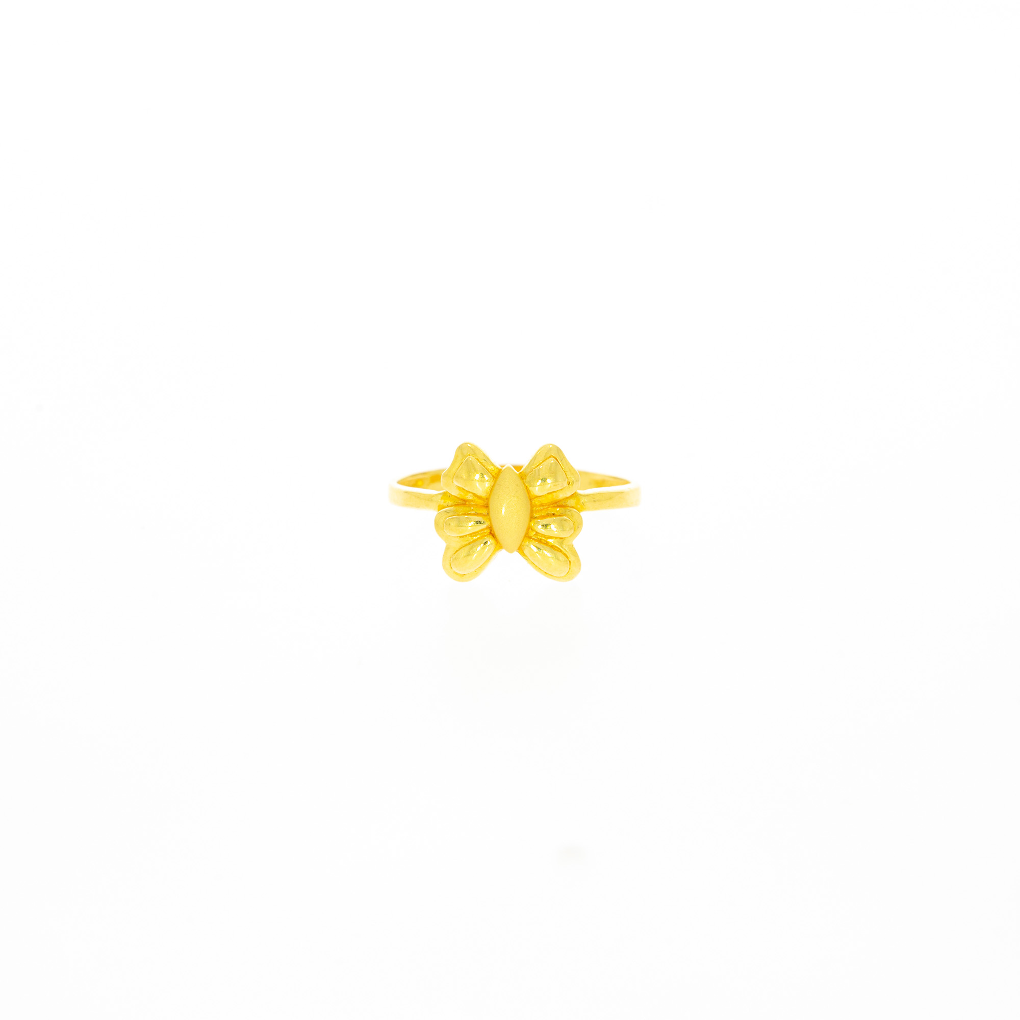 Resplendant 22kt Butterfly Gold Ring