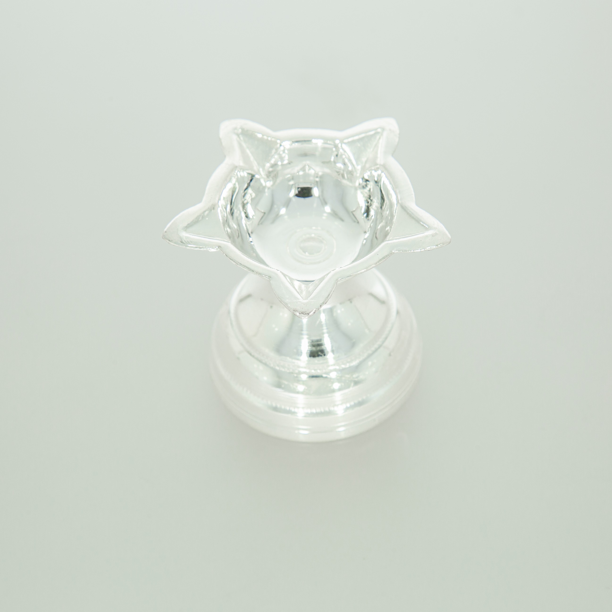 Plain Silver Diya
